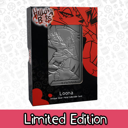 Loona Silver Plated Metal Collectible Card