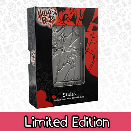 Stolas Silver Plated Metal Collectible Card