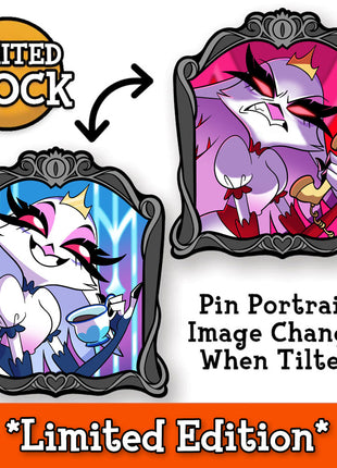 Stella Changing Portrait - Lenticular Pin *LAST CHANCE*
