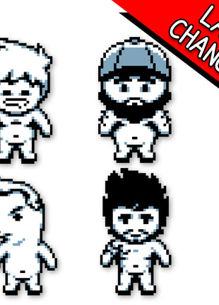 OneyPlays Pixel Guys Sticker Set *LAST CHANCE*