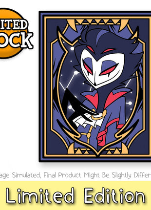 Poster Portrait - Stolas - Oversized Enamel Pin *LAST CHANCE*
