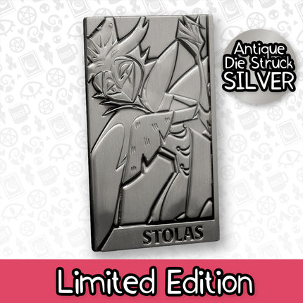 Stolas Silver Plated Metal Collectible Card