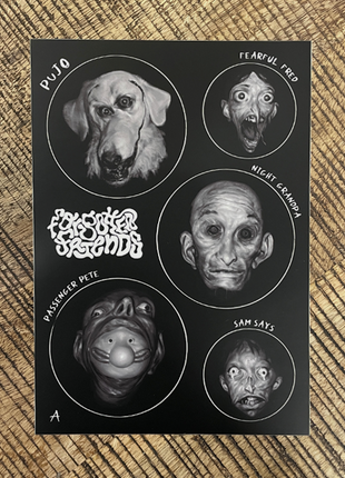 Forgotten Friends Sticker Set A