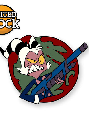 Moxxie Bloody Battle - Enamel Pin *LAST CHANCE*