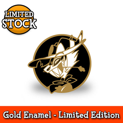 Demon Striker GOLD Enamel Pin *LAST CHANCE*