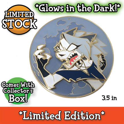 Loona's Howl - *GLOW* JUMBO Enamel Pin *LAST CHANCE*