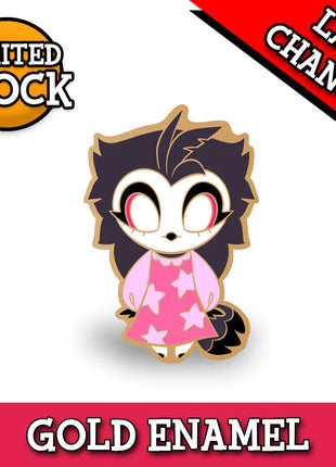 Chibi Little Octavia  - Gold Enamel Pin *LAST CHANCE*