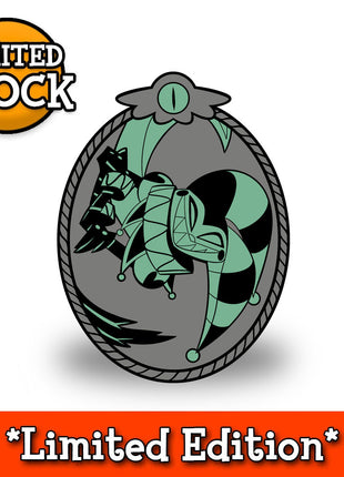 Portrait of Robo Fizz Enamel Pin *LAST CHANCE*