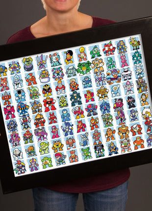 MegaMan Masters Poster Print *CLEARANCE*
